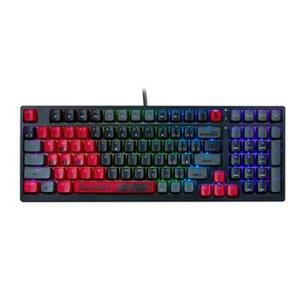 A4tech Bloody S98 Sports mechanická herní klávesnice 80%, Red Switch, USB, CZ,  černá/červená; S98-SR-80