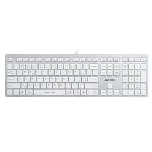 A4tech FX50, kancelářská klávesnice, CZ, bílá; FX50-WH