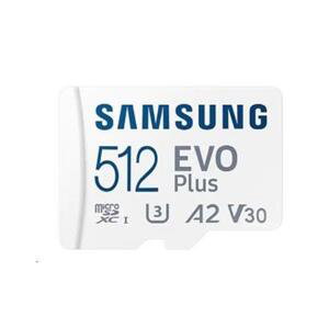 Samsung EVO Plus micro SDXC 512GB 160MBps UHS-I U3 Class 10 + Adaptér; MB-MC512SA/EU