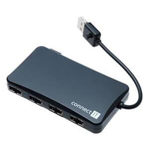 CONNECT IT USB 2.0 HUB se 4 oboustrannými porty REVERSE; CI-141