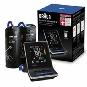 Braun ExactFit 5 CONNECT BUA6350 tlakoměr na paži, detekce arytmie, LCD displej, Bluetooth; BUA6350