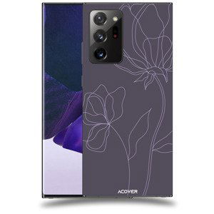 ACOVER Kryt na mobil Samsung Galaxy Note 20 Ultra s motivem Line Flower II