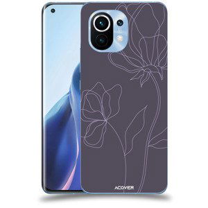 ACOVER Kryt na mobil Xiaomi Mi 11 s motivem Line Flower II