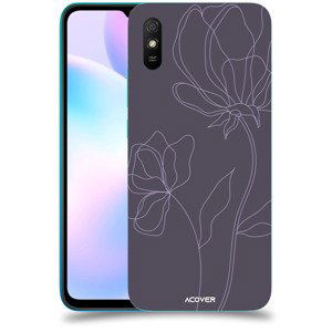 ACOVER Kryt na mobil Xiaomi Redmi 9A s motivem Line Flower II