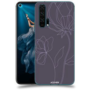 ACOVER Kryt na mobil Honor 20 Pro s motivem Line Flower II