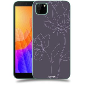 ACOVER Kryt na mobil Huawei Y5P s motivem Line Flower II