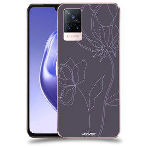 ACOVER Kryt na mobil Vivo V21 5G s motivem Line Flower II