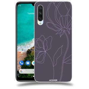 ACOVER Kryt na mobil Xiaomi Mi A3 s motivem Line Flower II