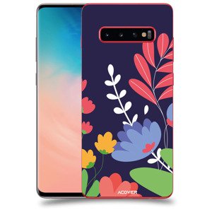 ACOVER Kryt na mobil Samsung Galaxy S10 Plus G975 s motivem Colorful Flowers