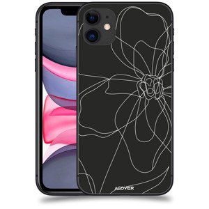 ACOVER Kryt na mobil Apple iPhone 11 s motivem Line Flower I