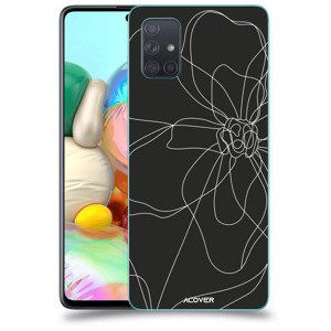 ACOVER Kryt na mobil Samsung Galaxy A71 A715F s motivem Line Flower I