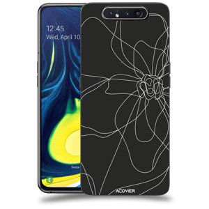 ACOVER Kryt na mobil Samsung Galaxy A80 A805F s motivem Line Flower I