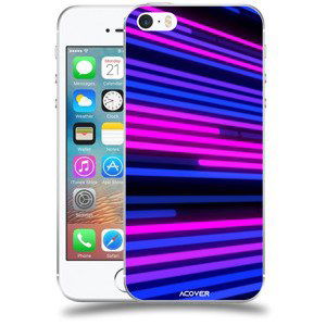 ACOVER Kryt na mobil Apple iPhone 5/5S/SE s motivem Led Lights