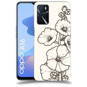 ACOVER Kryt na mobil OPPO A16 s motivem Flower