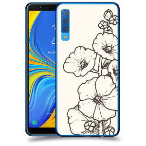 ACOVER Kryt na mobil Samsung Galaxy A7 2018 A750F s motivem Flower