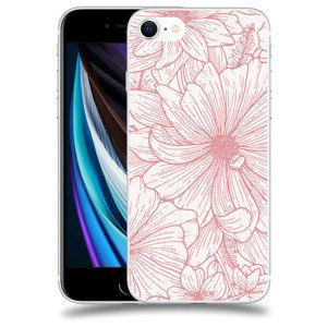 ACOVER Kryt na mobil Apple iPhone SE 2020 s motivem Floral I