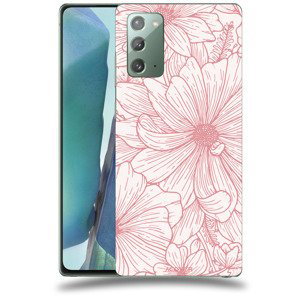 ACOVER Kryt na mobil Samsung Galaxy Note 20 s motivem Floral I