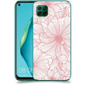 ACOVER Kryt na mobil Huawei P40 Lite s motivem Floral I