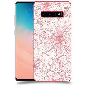 ACOVER Kryt na mobil Samsung Galaxy S10 Plus G975 s motivem Floral I