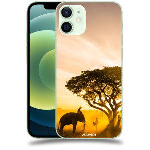 ACOVER Kryt na mobil Apple iPhone 12 mini s motivem Elephant