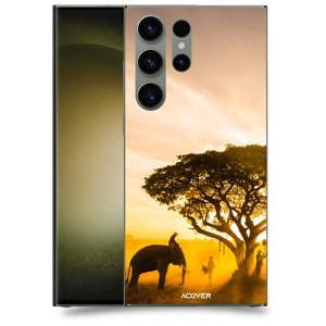 ACOVER Kryt na mobil Samsung Galaxy S23 Ultra 5G s motivem Elephant