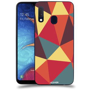 ACOVER Kryt na mobil Samsung Galaxy A20e A202F s motivem Triangles