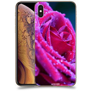 ACOVER Kryt na mobil Apple iPhone XS Max s motivem Rose