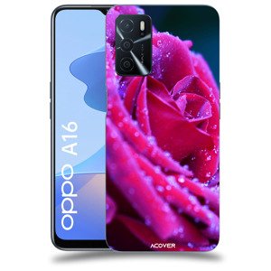 ACOVER Kryt na mobil OPPO A16 s motivem Rose