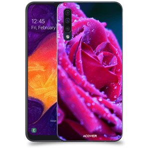 ACOVER Kryt na mobil Samsung Galaxy A50 A505F s motivem Rose