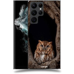 ACOVER Kryt na mobil Samsung Galaxy S22 Ultra 5G s motivem Owl