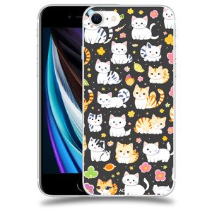 ACOVER Kryt na mobil Apple iPhone SE 2020 s motivem Little cats