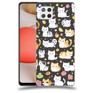 ACOVER Kryt na mobil Samsung Galaxy A42 A426B s motivem Little cats