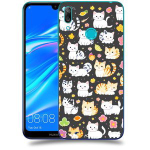 ACOVER Kryt na mobil Huawei Y7 2019 s motivem Little cats