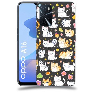 ACOVER Kryt na mobil OPPO A16 s motivem Little cats