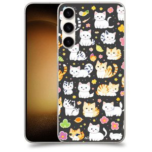 ACOVER Kryt na mobil Samsung Galaxy S23+ 5G s motivem Little cats