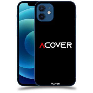 ACOVER Kryt na mobil Apple iPhone 12 s motivem ACOVER black