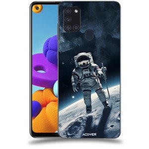 ACOVER Kryt na mobil Samsung Galaxy A21s s motivem Kosmonaut