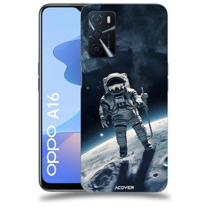 ACOVER Kryt na mobil OPPO A16 s motivem Kosmonaut