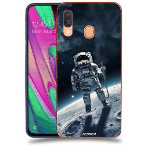 ACOVER Kryt na mobil Samsung Galaxy A40 A405F s motivem Kosmonaut