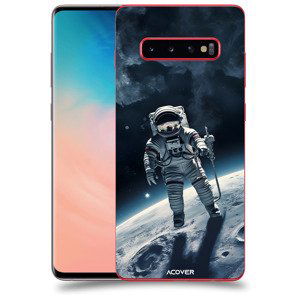 ACOVER Kryt na mobil Samsung Galaxy S10 Plus G975 s motivem Kosmonaut