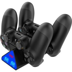 iPega P4021 nabíjecí stanice pro DualShock (PS4) ovladače černá