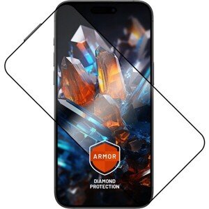 FIXED Armor prémiové tvrzené sklo s aplikátorem Apple iPhone 15 Pro Max černé