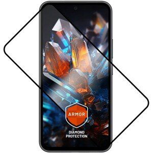 FIXED Armor prémiové tvrzené sklo s aplikátorem Samsung Galaxy S24 černé