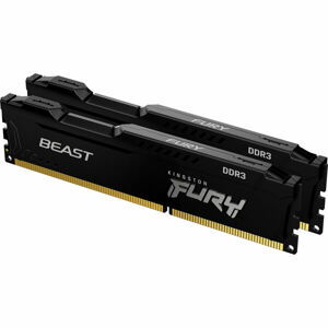 Kingston FURY Beast 16GB 1600MHz DDR3 CL10 DIMM (2x8GB) Black