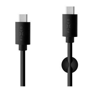 FIXED nabíjecí kabel USB-C - USB-C (PD) 15W černý
