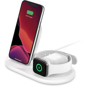 Belkin BOOST CHARGE 3v1 bezdrátová nabíjecí stanice bílá