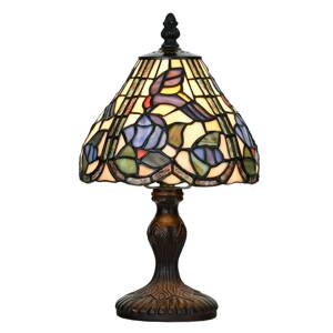 Clayre&Eef Stolní lampa 5LL-6181 ve stylu Tiffany, Ø 18 cm