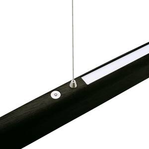 HerzBlut HerzBlut Arco LED závěsné světlo dub černá 130cm