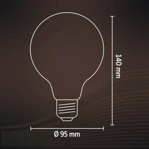 Calex Calex E27 G95 3,8W LED filament flex 821 zlatá dim