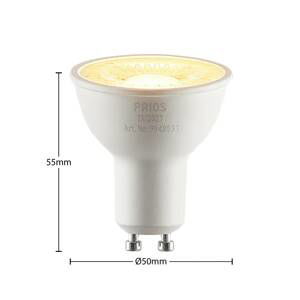 PRIOS LED reflektor GU10 5W 2 700K 60° sada 10 ks